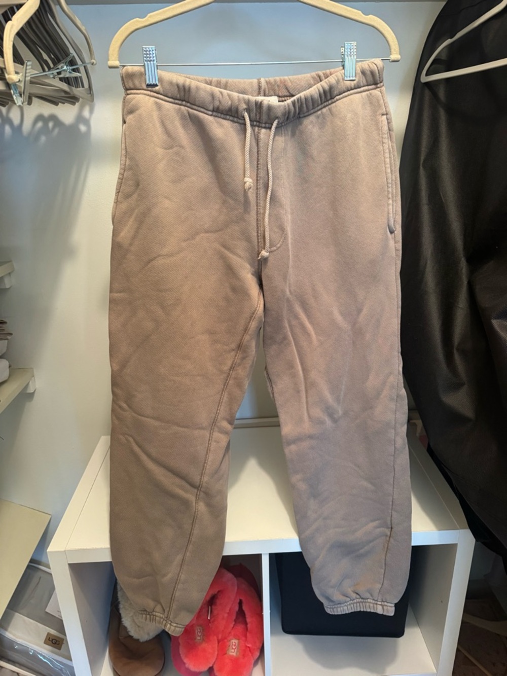 Elwood Men's Taupe Drawstring Joggers - Unbranded